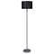 Gymax Modern Floor Lamp Sheer Shade Lighting w/ LED Bulb Black